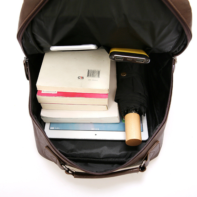 Moodne seljakott meeste õpilastele vaba aja nahast koolikotid, arvutireisid, meeste kotid