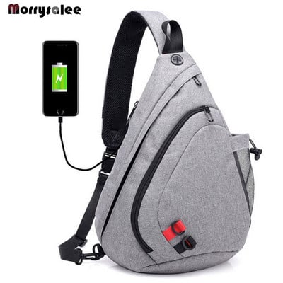 Melltáska férfiaknak Vízálló nylon Crossbody táskák Férfi Messenger Bag Alkalmi utazási Kézitáskák Válltáskák Nagy kapacitású USB