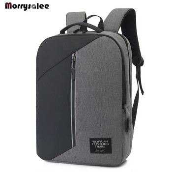 Ανδρική τσάντα σακιδίου μάρκας 15,6 ιντσών φορητό υπολογιστή Mochila για άνδρες Αδιάβροχη σχολική τσάντα πλάτης