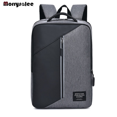 Rucsac pentru bărbați Geantă pentru laptop de 15,6 inchi Mochila pentru bărbați Rucsac impermeabil pentru școală