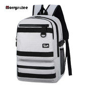 Rucsac negru din pânză pentru bărbați, rucsac negru pentru studenți, rucsac pentru adolescenți, rucsac ocazional 2022