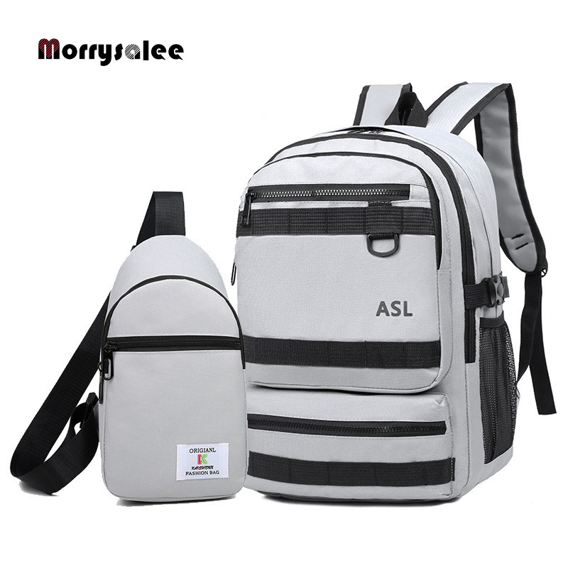 Rucsac negru din pânză pentru bărbați, rucsac negru pentru studenți, rucsac pentru adolescenți, rucsac ocazional 2022