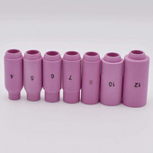 10 db alumínium-oxid kerámia csésze fúvóka 10N50 10N49 10N48 10N47 10N46 10N45 10N44 AWI hegesztőpisztolyhoz WP9/WP20