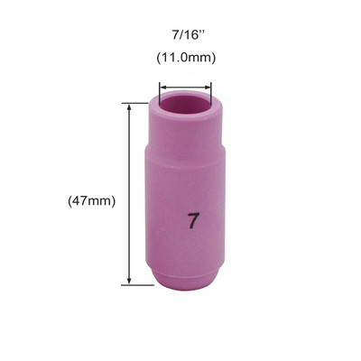 10 db alumínium-oxid kerámia csésze fúvóka 10N50 10N49 10N48 10N47 10N46 10N45 10N44 AWI hegesztőpisztolyhoz WP9/WP20