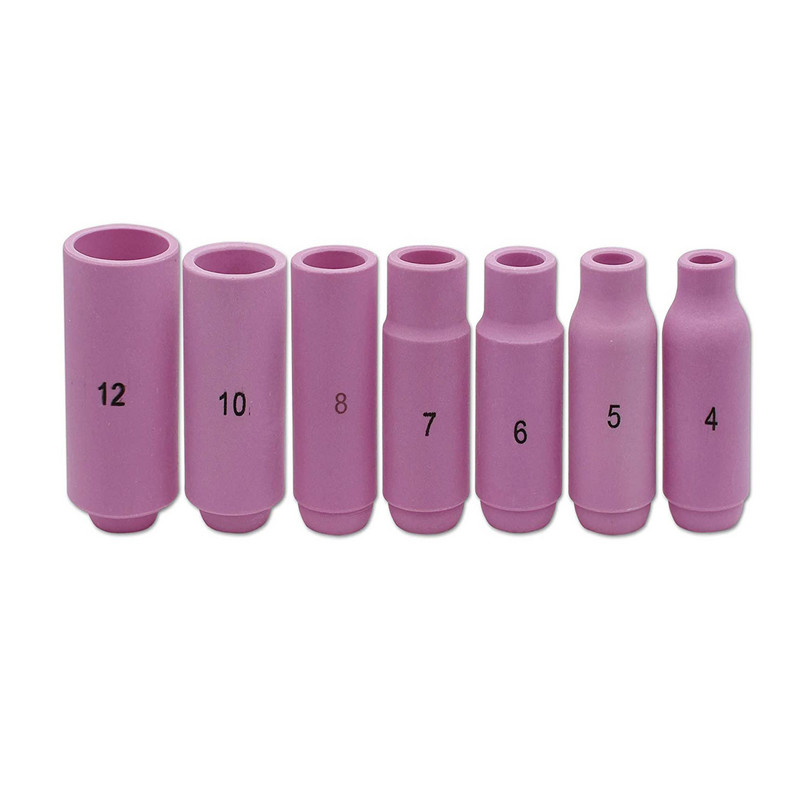 10 db alumínium-oxid kerámia csésze fúvóka 10N50 10N49 10N48 10N47 10N46 10N45 10N44 AWI hegesztőpisztolyhoz WP9/WP20