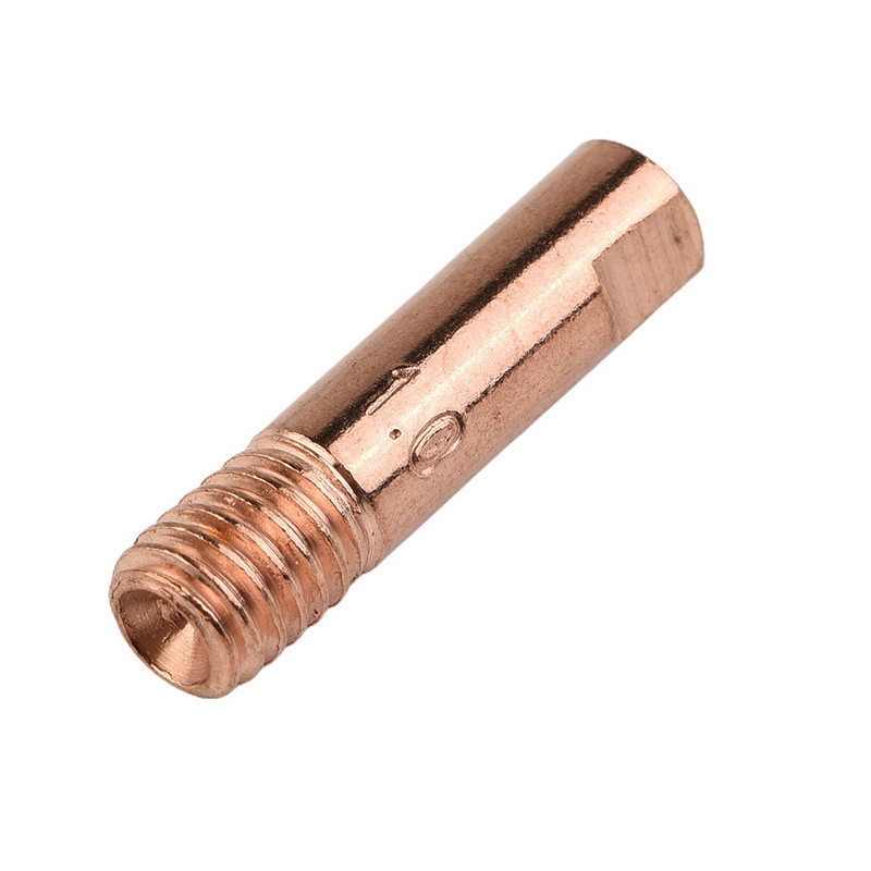 10db MB15AK hegesztő érintkező hegyek 0,6 - 1,2 mm-es menet M6 Binzel stílusú pisztolyokhoz MIG/MAG hegesztőpisztoly fogyóeszközök elektromos kéziszerszámok