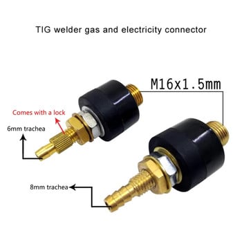 1 τεμ. TIG Welder Torch Ακροφύσια συγκόλλησης ηλεκτρικού συνδέσμου ταχείας σύνδεσης M16*1,5 MIG Αναλώσιμα MIG Συνδετήρας φακού συγκόλλησης