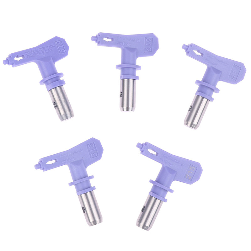 Violetiniai beorio purškimo pistoleto antgaliai sandarinimo antgalis Universalus oro purškimo antgalis Mėlynas purškimo antgalis dažų purkštuvui Sodo maitinimo priedai