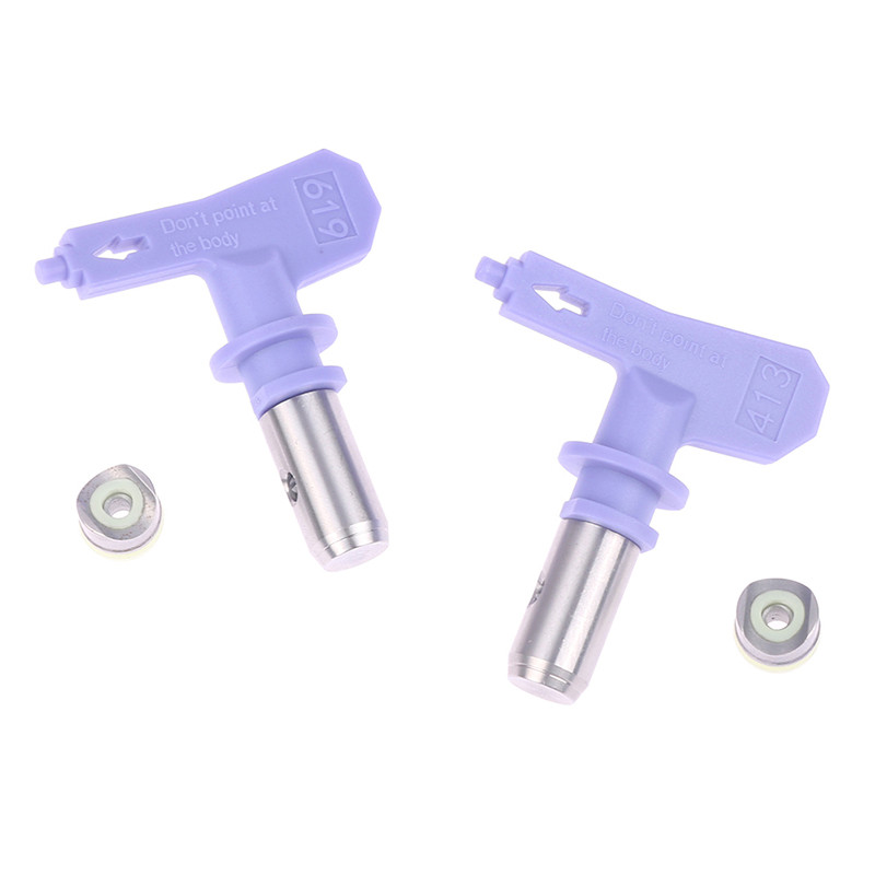 Violetiniai beorio purškimo pistoleto antgaliai sandarinimo antgalis Universalus oro purškimo antgalis Mėlynas purškimo antgalis dažų purkštuvui Sodo maitinimo priedai