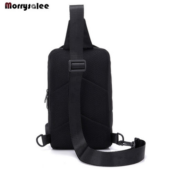 Πακέτο στήθους Ανδρική τσάντα Messenger Τσάντα φόρτισης USB Τσάντες ώμου Αθλητισμός και αναψυχή Μεγάλης χωρητικότητας Αντικλεπτική τσάντα χιαστί γυμναστικής
