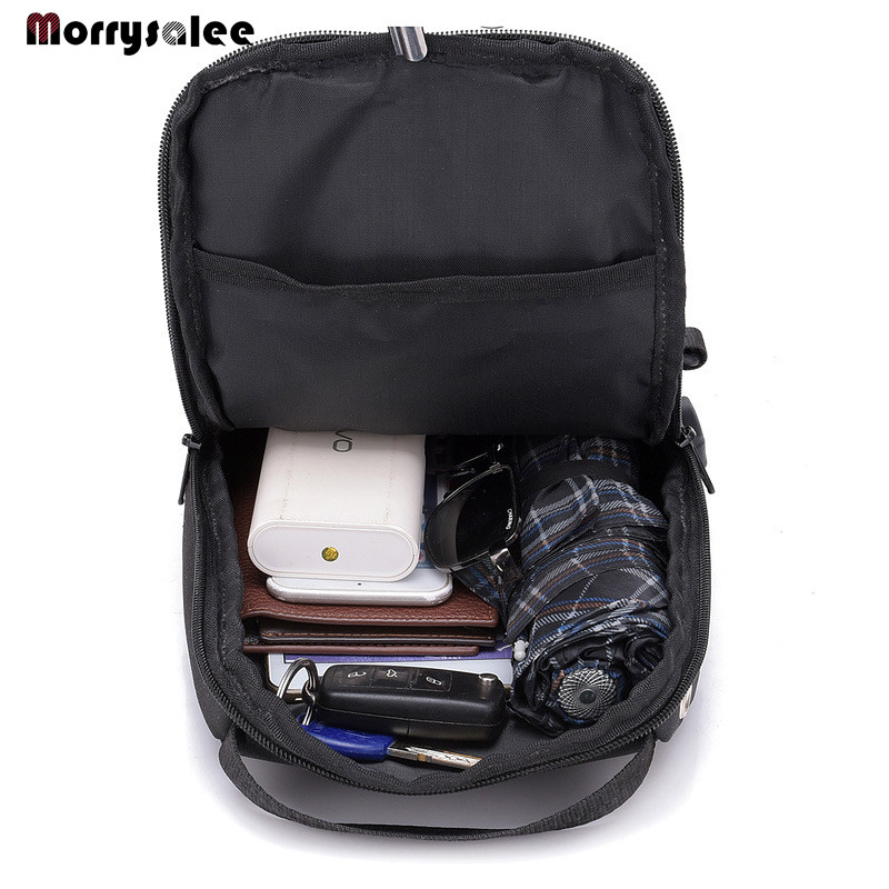 Mellkas csomag Férfi futártáska USB töltő Válltáskák Sport és szabadidő Nagy kapacitású lopásgátló fitnesz táska