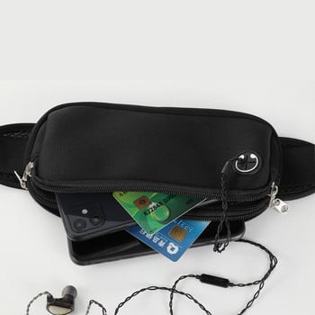 Спортна фани чанти Дамска чанта за колан Мъжка чанта за кръста Телефон Черни чанти за фитнес Аксесоари за бягане