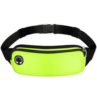 Sport Fanny Pack Női Övtáska Férfi Futó Deréktáska Telefon Fekete Tornatáskák Futótartozékok