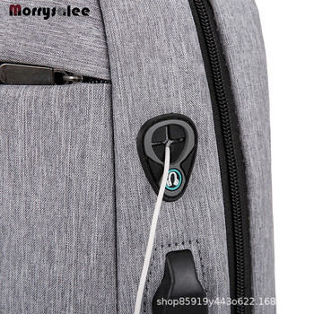 3 τεμάχια/Σετ Γυναικεία ανδρική αντικλεπτική τσάντα πλάτης Casual Θύρα USB Αδιάβροχη φόρτιση Σχολική Τσάντα Laptop Ταξιδίου Μεγάλης χωρητικότητας 2022