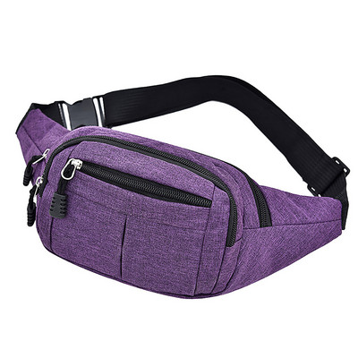 Muška torba oko struka Muške torbe Ženske Jednostavna Moda za slobodno vrijeme Oxford Fanny Pack Ženske torbe oko struka Dizajnerska torbica za mobitel Muška torba