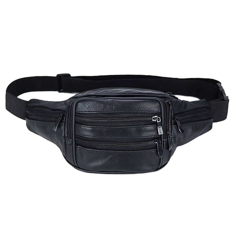 Fanny Pack īstas ādas vīriešu ādas Fanny Pack jostas somas Vidukļa soma Hologrāfiska jostas somiņa Banānu soma jostas komplekts kāja