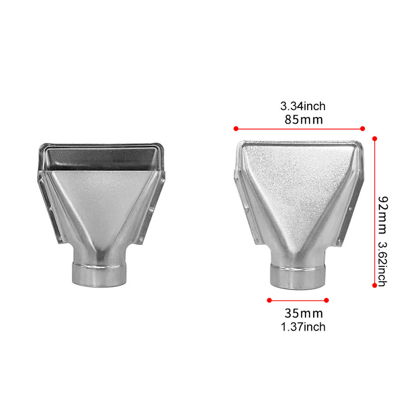 Hőpisztoly fúvóka hőlégpisztoly fúvókák építési hajszárítókhoz kanál reflektor kaparókúp üvegvédő fúvóka 35mm átmérő