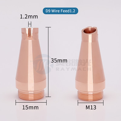 RAYMACH lazerinio suvirinimo antgalis rankinis pjovimo purkštukas M13 tipo automatinis vielos padavimo antgalis skirtas OSPRI suvirinimo pistoleto dalims