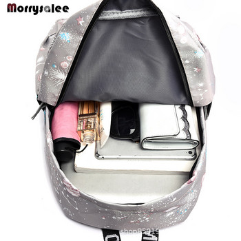Училищна чанта Дамска мода 15,6 инча USB презареждане Мъжки раници Mochila Раница Раница за лаптоп Ученическа чанта за тийнейджъри