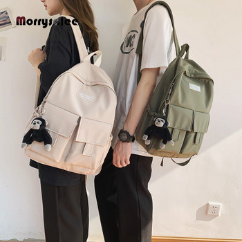 Σακίδια πλάτης 2022 Letters Unisex Αδιάβροχη νάιλον σχολική τσάντα εφηβική τσάντα για κορίτσια Preppy style Leisure Γυναικείες Ανδρικές Σακίδιο πλάτης ταξιδιού