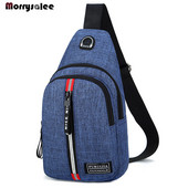 Geantă Messenger pentru bărbați, umăr, genți de piept din pânză Oxford, pentru bărbați, ocazional, încărcare USB, geantă de mână multifuncțională multifuncțională