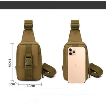 Fast Drop Shipping 2022 Tactical Chest Bag Military Trekking Pack EDC Sports Bag Crossbody Pack For Туризъм Колоездене Campinga