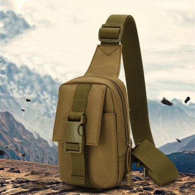 Fast Drop Shipping 2022 Tactical Chest Bag Military Trekking Pack EDC Sports Bag Crossbody Pack pārgājieniem Riteņbraukšanai Campingā