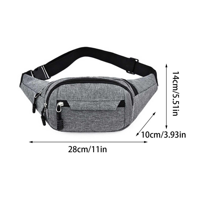 Fanny Pack deréktáska Oxford női csípőtáska férfi női banántáska női övzseb Női has pénzes táska divatos pénztárca