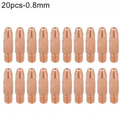 20Gb 24KD 0,8/1/1,2mm Vara kontaktu uzgaļi Metināšanas sprauslas Metināšanas degļa uzgalis Gāzes sprausla lodēšanas iekārtas piederums