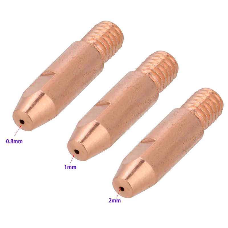 20Gb 24KD 0,8/1/1,2mm Vara kontaktu uzgaļi Metināšanas sprauslas Metināšanas degļa uzgalis Gāzes sprausla lodēšanas iekārtas piederums