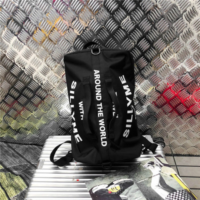 2022. gada jauna modes vīriešu rokassomas Plecu soma Ūdensizturīga liela ietilpība vīriešu ceļojumu somas Fitnesa soma Neilona rokassoma