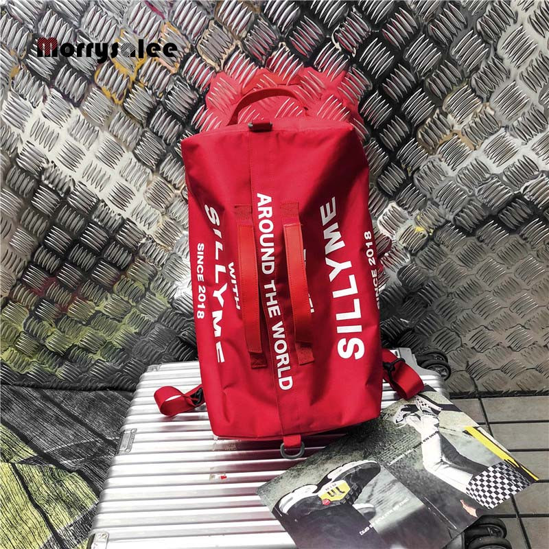 2022. gada jauna modes vīriešu rokassomas Plecu soma Ūdensizturīga liela ietilpība vīriešu ceļojumu somas Fitnesa soma Neilona rokassoma