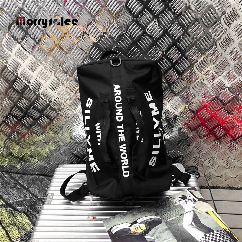 2022. gada jauna modes vīriešu rokassomas Plecu soma Ūdensizturīga liela ietilpība vīriešu ceļojumu somas Fitnesa soma Neilona rokassoma