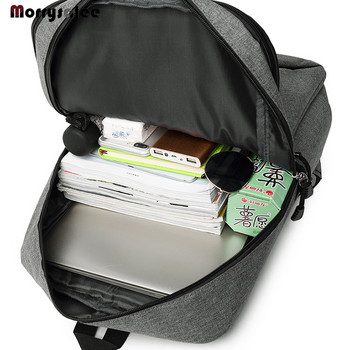 Мъжка 15,6-инчова USB зареждане против кражба бизнес раница за лаптоп с по-голям капацитет многофункционална раница за пътуване чанти чанта за компютър