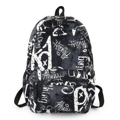 Rucsac de modă pentru bărbați Genți de școală grozave Geantă de carte pentru studenți pentru adolescenți băieți Camuflaj Jacquard Fermoar Mâner moale Oxford