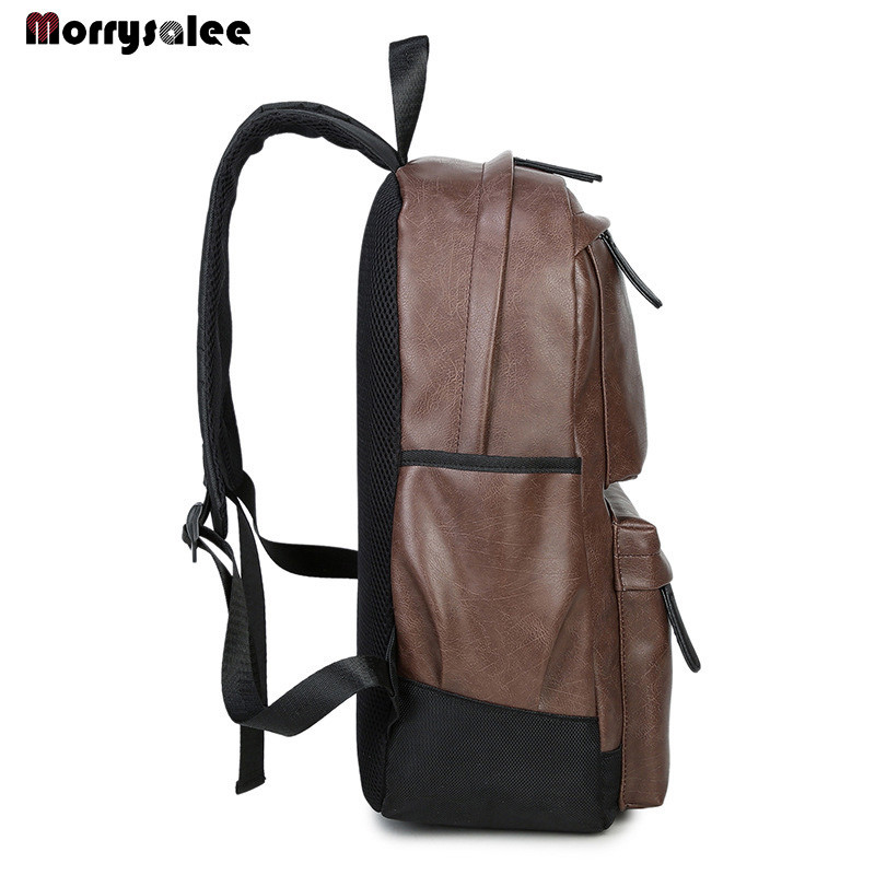 Férfi hátizsák bőr férfi funkcionális táskák férfi vízálló hátizsák PU nagy kapacitású férfi táska iskolatáskák tinédzsereknek