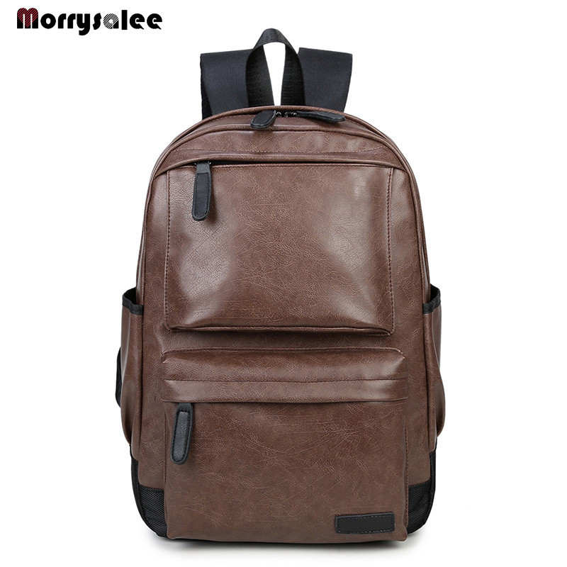 Férfi hátizsák bőr férfi funkcionális táskák férfi vízálló hátizsák PU nagy kapacitású férfi táska iskolatáskák tinédzsereknek