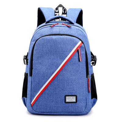 2022 New Drop Shipping Vīriešu pretaizdzīšanas mugursoma USB uzlādes mugursoma Daudzfunkcionāla ūdensizturīga ceļojumu soma Sieviešu skolas soma