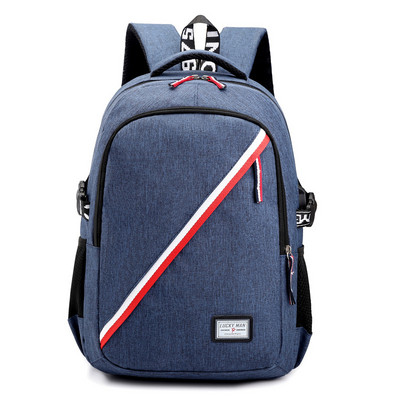 2022 New Drop Shipping Vīriešu pretaizdzīšanas mugursoma USB uzlādes mugursoma Daudzfunkcionāla ūdensizturīga ceļojumu soma Sieviešu skolas soma