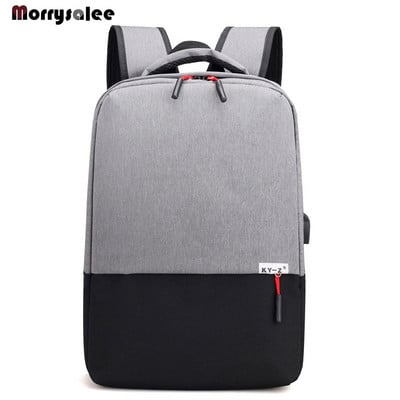 Férfi laptop hátizsák 15,6 hüvelykes irodai munka férfi hátizsák uniszex fekete ultrakönnyű hátizsák hátizsák