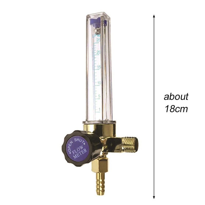 0-25L Γενικό ροόμετρο αργού/διοξειδίου του άνθρακα Professional Welding Μετρητής αργού CO2 Μείωση πίεσης Gulator Welding