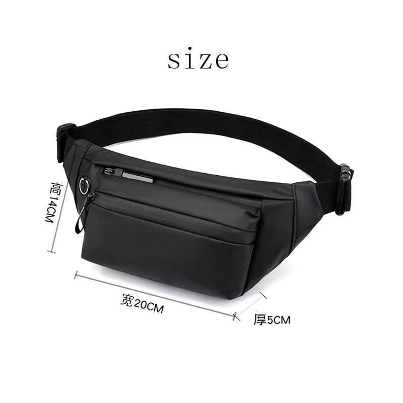 Vízálló férfi női deréktáska Fanny Pack divatos mellkasi csomag kültéri Crossbody táska kiváló minőségű uniszex övtáskák csípő derékcsomagok