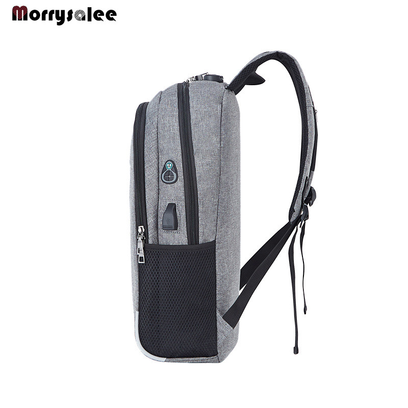 Rucsac pentru laptop Rucsac de zi pentru bărbați, școală, pentru petrecere a timpului liber Rucsac antifurt Mochila cu încărcare USB Geanta de călătorie pentru bărbați, geantă solidă din nailon