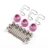 26gab elektrodu sprauslu krūzes priekš AG60 SG55 metāla sprauslu elektrodu vadotnes 0-60A vairogkausa starplikas vadotnes vairāku kombināciju komplekts