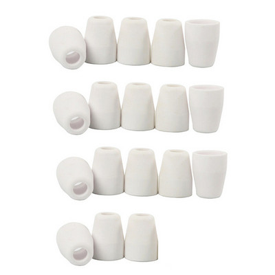 18 τμχ Αναλώσιμα κόφτη πλάσματος PT31 Τυπικά Ηλεκτρόδια Συμβουλές Ακροφύσιο Κεραμικά Κύπελλα Δαχτυλίδια 40A/50A Κοστούμι για Πρόσβαση συγκόλλησης CUT50/60