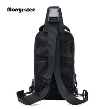 Ανδρικές τσάντες φόρτισης USB Chestpack Short Trip Messengers Τσάντα στήθους Αδιάβροχη τσάντα ώμου μεγάλης χωρητικότητας Ανδρική τσάντα ώμου 2022 Νέο