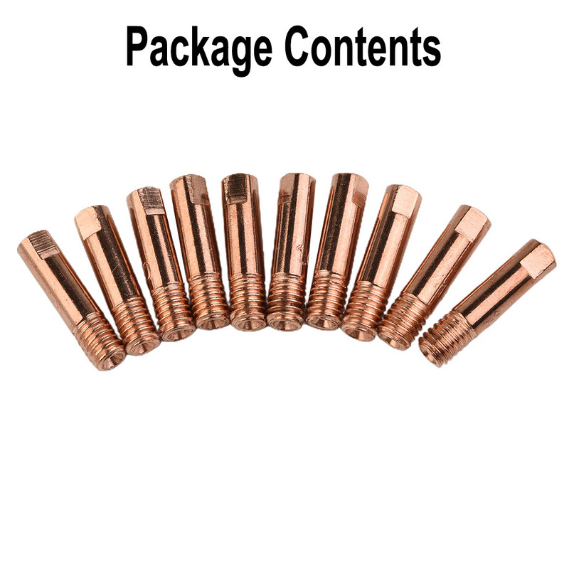 Suvirinimo kontaktiniai antgaliai 0,6–1,2 mm, 10 vnt.