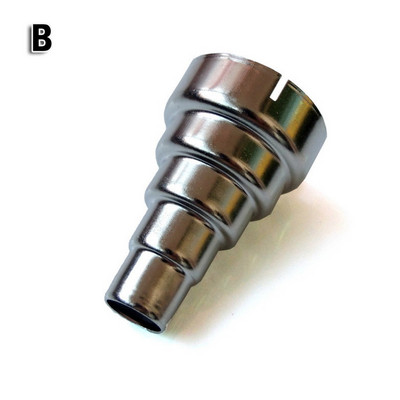 1 vnt nerūdijančio plieno universalūs purkštukai litavimo stotis elektrinis karštas karšto oro stotis pistoletas AirGun purkštukai suvirinimo priedai