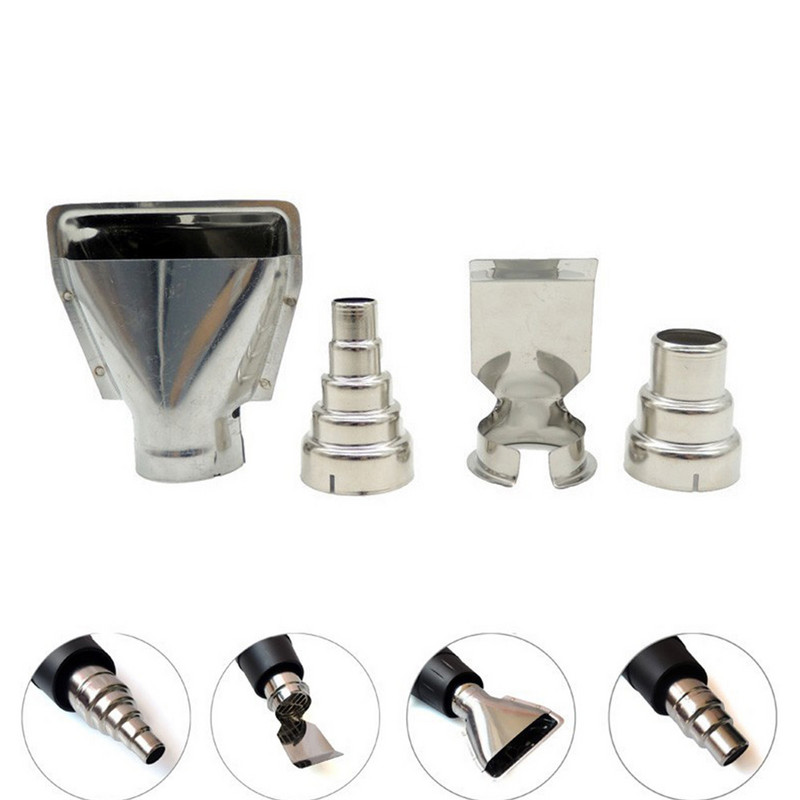 1 vnt nerūdijančio plieno universalūs purkštukai litavimo stotis elektrinis karštas karšto oro stotis pistoletas AirGun purkštukai suvirinimo priedai