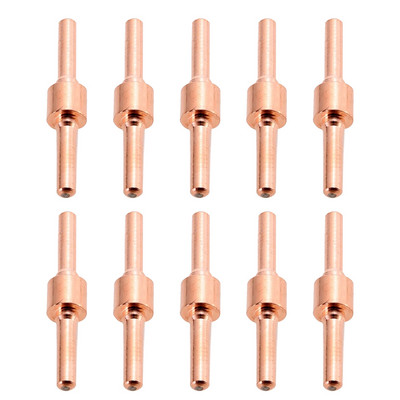 10 gab elektrodu un plazmas griezēja sprauslas LG-40 PT-31 griešanas deglim CUT40 CUT50 pagarināti garie uzgaļi īsi un gari pēc izvēles